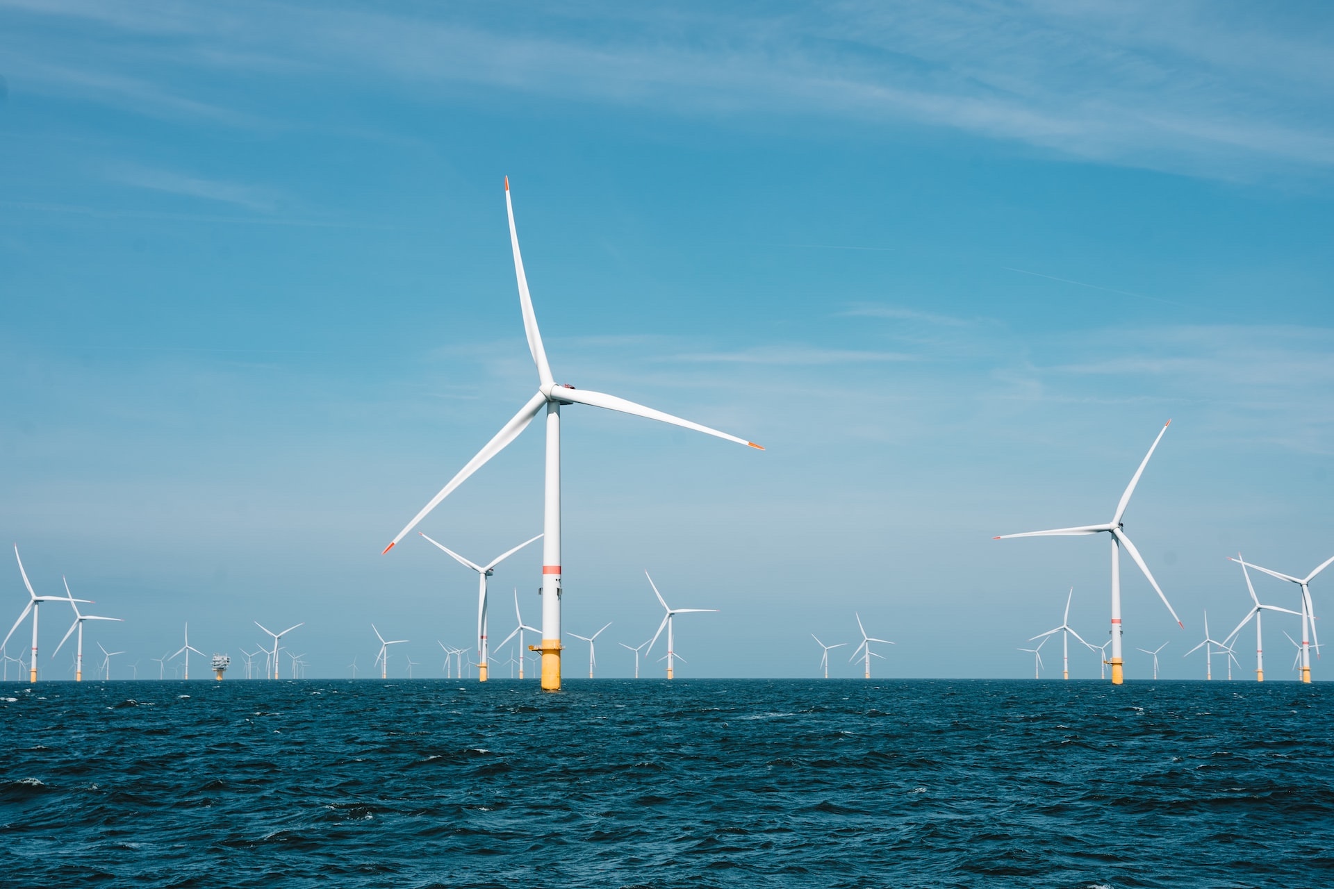 Wind generation in Oostende, Belgium